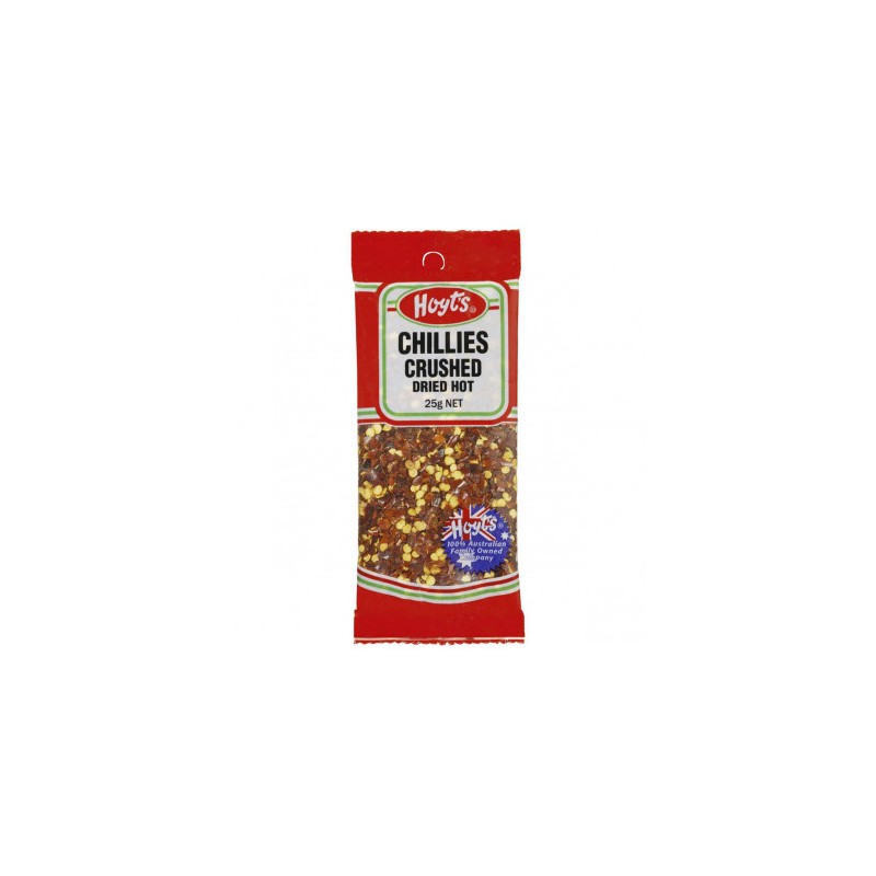 CHILLIES CRUSHED DRY HOT 25GM