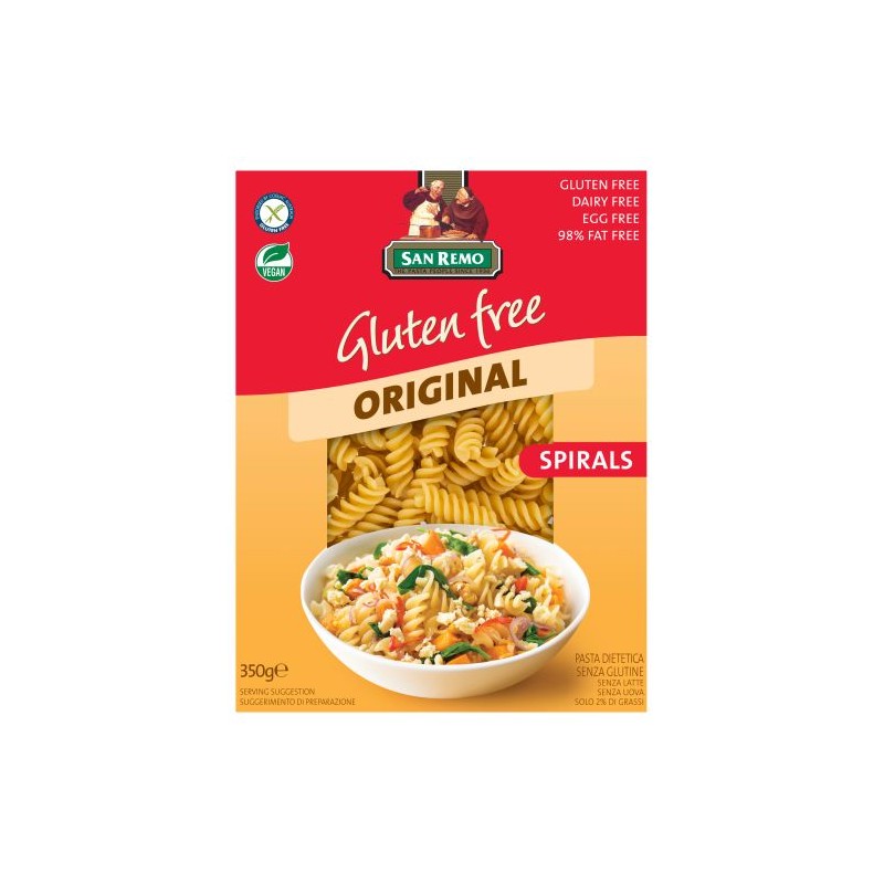 GLUTEN FREE SPIRALS 350GM