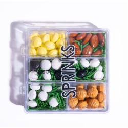 SPORTS BALLS ASSORTED CAKE DECORATIONS 95GM