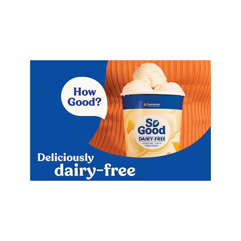 SO GOOD VANILLA BLISS ICE CREAM DAIRY FREE VEGAN 1L