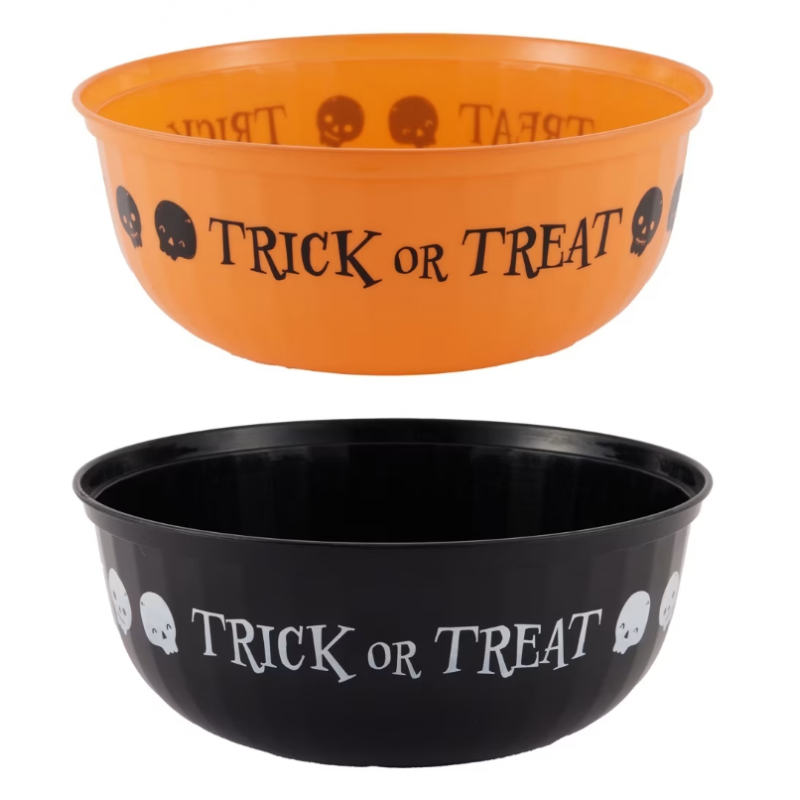 HALLOWEEN LARGE PRINTED SERVING BOWL, 1EACH