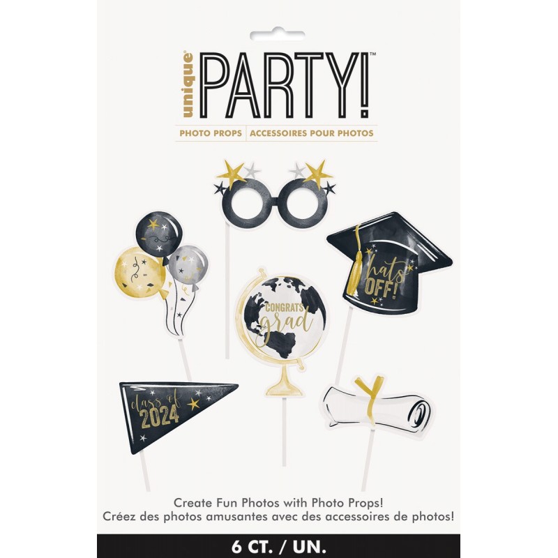GRADUATION PHOTO PROPS 6PK