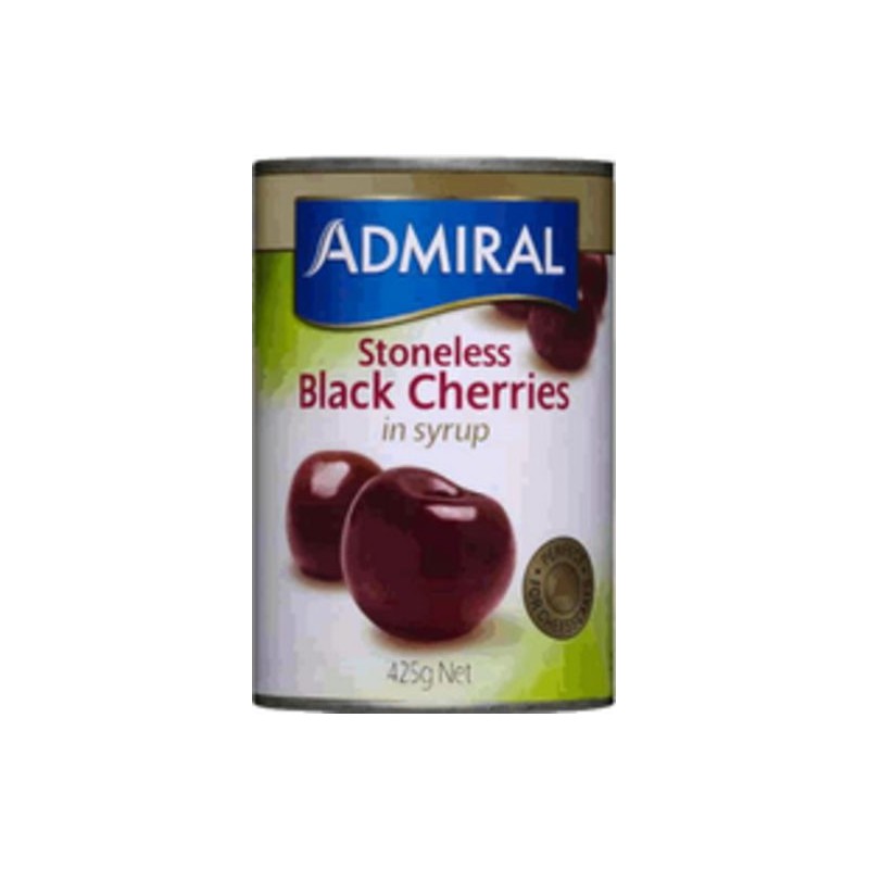 CHERRIES BLACK SYRUP SUGARLESS 425GM