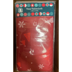 CHRISTMAS TABLE CLOTH MEDIUM RECT 132X228CM 1PK
