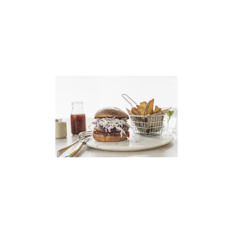 HALAL BEEF BURGERS PAR COOKED 100X100GM