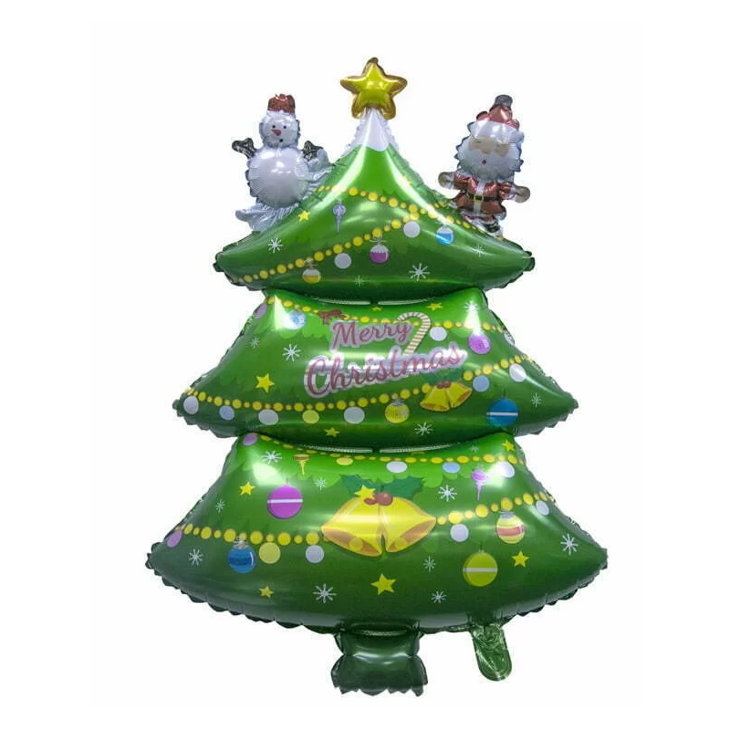 CHRISTMAS TREE FOIL BALLOON DECORATION 1PCE