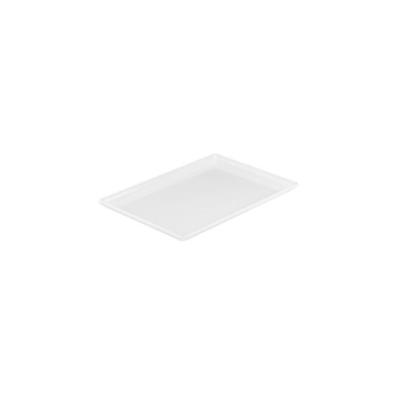 MELAMINE WHITE RECTANGLE PLATTER 300X200MM