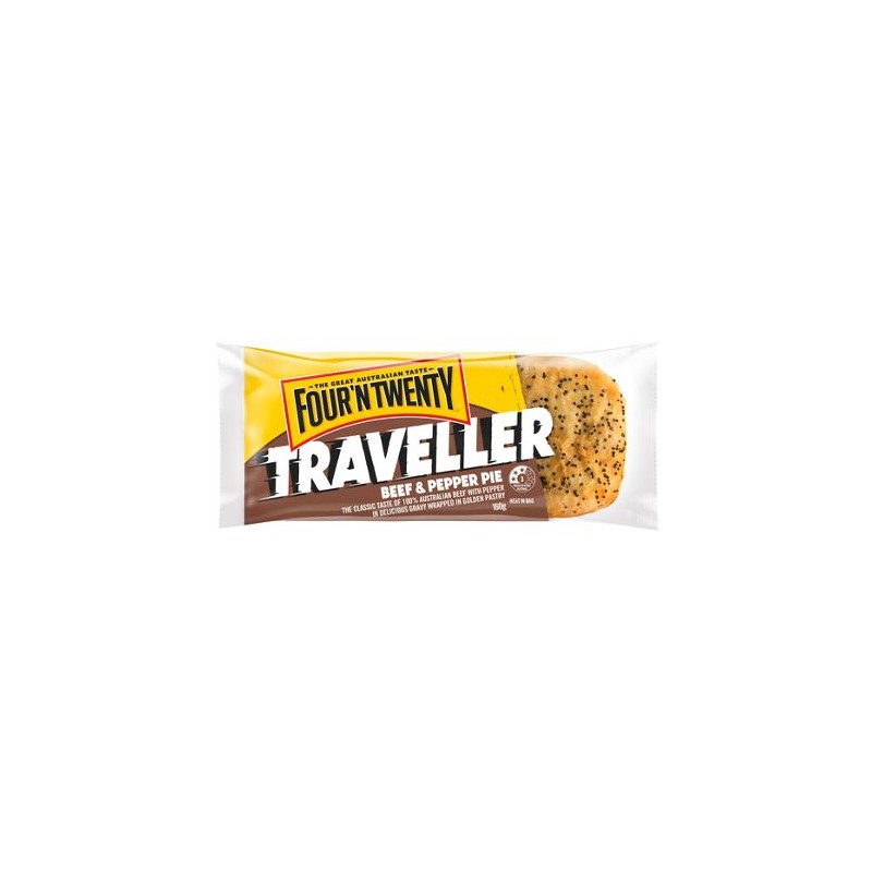 PEPPER & STEAK TRAVELLERS PIE 160GM PEPPER & STEAK TRAVELLERS PIE 160GM