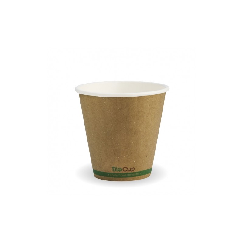 BROWN KRAFT DOUBLE WALL COMPOSTABLE HOT CUP 8OZ/280ML 25S