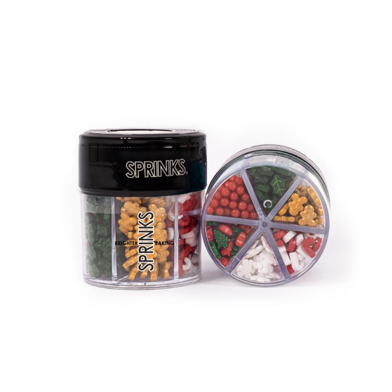 6 CELL SPRINKLES CHRISTMAS 85GM