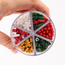 6 CELL SPRINKLES CHRISTMAS 85GM