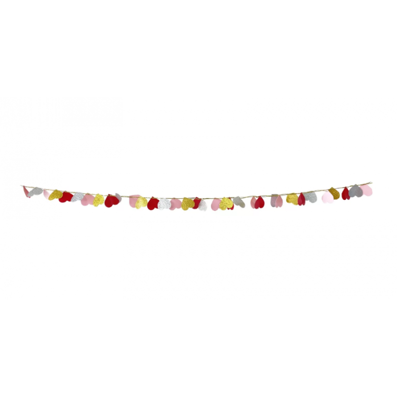 HEART GARLAND 2METRE