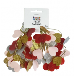 HEART GARLAND 2METRE