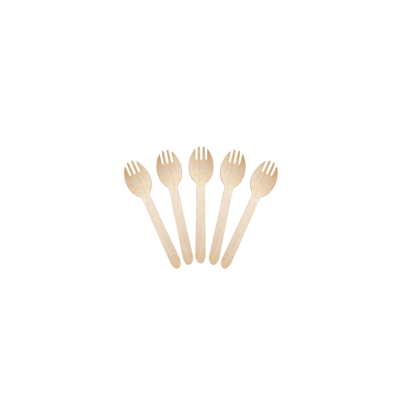 WOODEN SPORK 100S