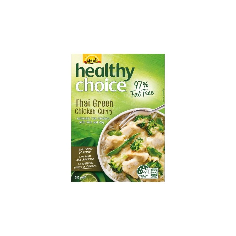 HEALTHY CHOICE THAI GREEN CHICKEN CURRY 280GM
