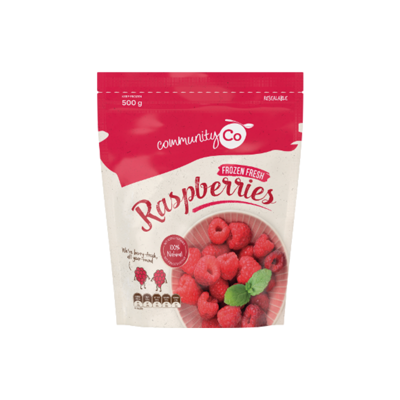 FROZEN RASPBERRIES 500GM