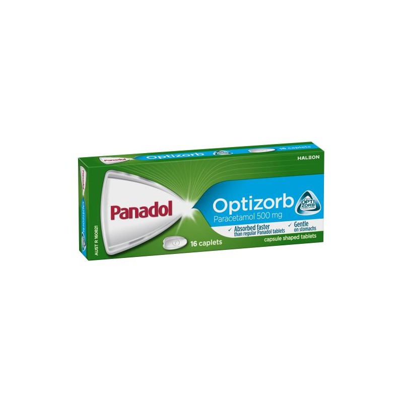 PANADOL OPTIZORB CAPLETS 500MG 16S