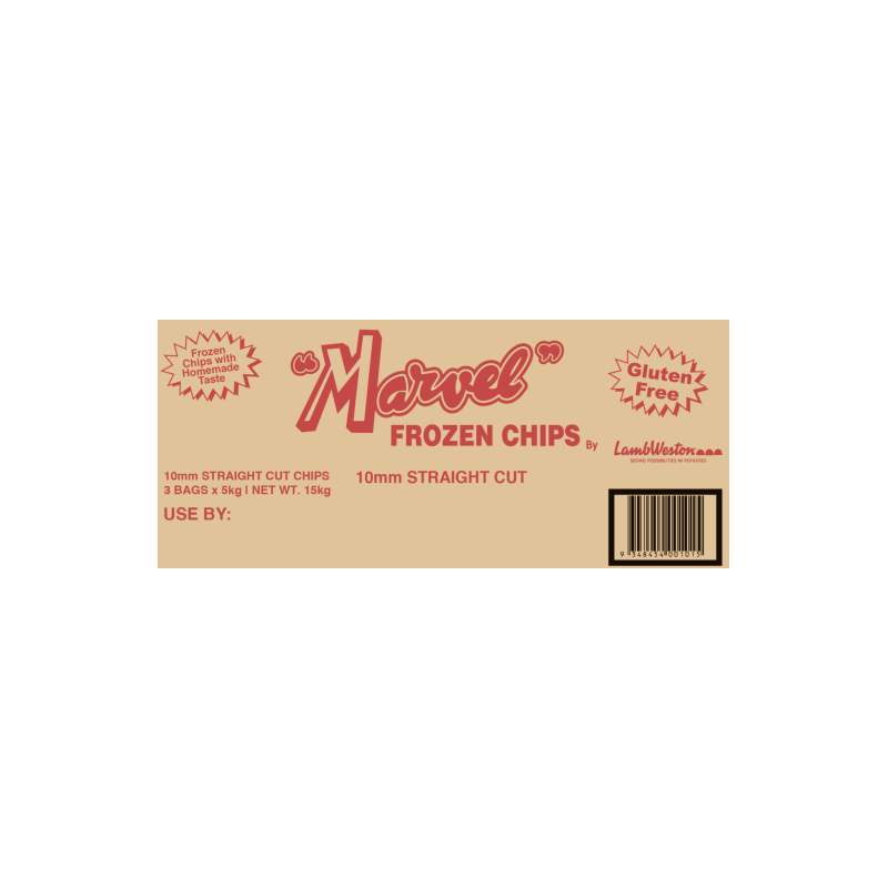 CHIPS STRAIGHT CUT 10MM 15KG