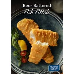 BEER BATTERED FLAKE FILLETS 180G 5.4KG