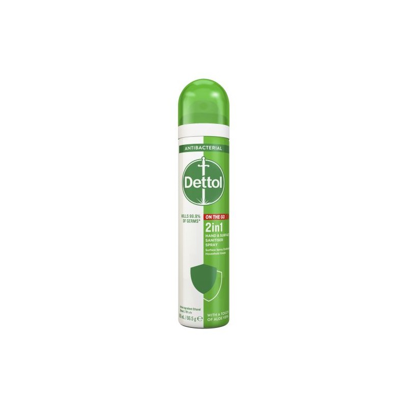 SANITIZER SPRAY WITH ALOE VERA EXTRACTS 90ML