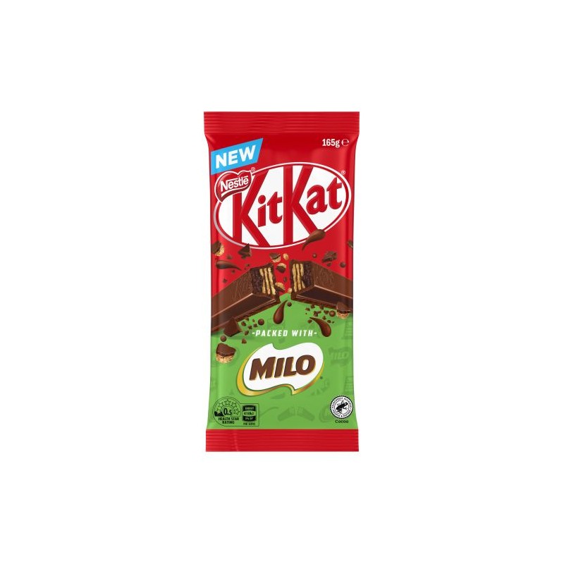 KIT KAT MILK CHOCOLATE BLOCK MILO 160GM