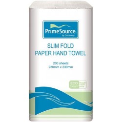 PAPER HAND TOWEL SLIM FOLD 230MM X 230MM 200S