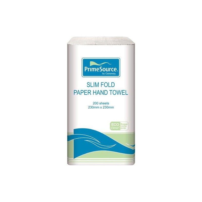 PAPER HAND TOWEL SLIM FOLD 230MM X 230MM 200S