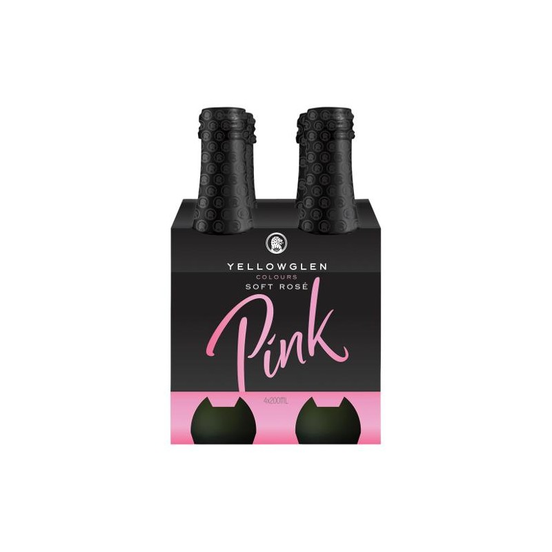 PINK SPARKLING SOFT ROSE 4PACK 200ML