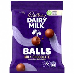 PURE MILK CHOC BALLS 135GM