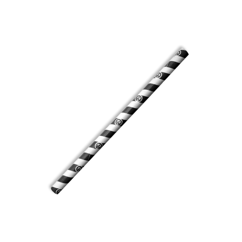 BIOSTRAW BLACK STRIPE 100S