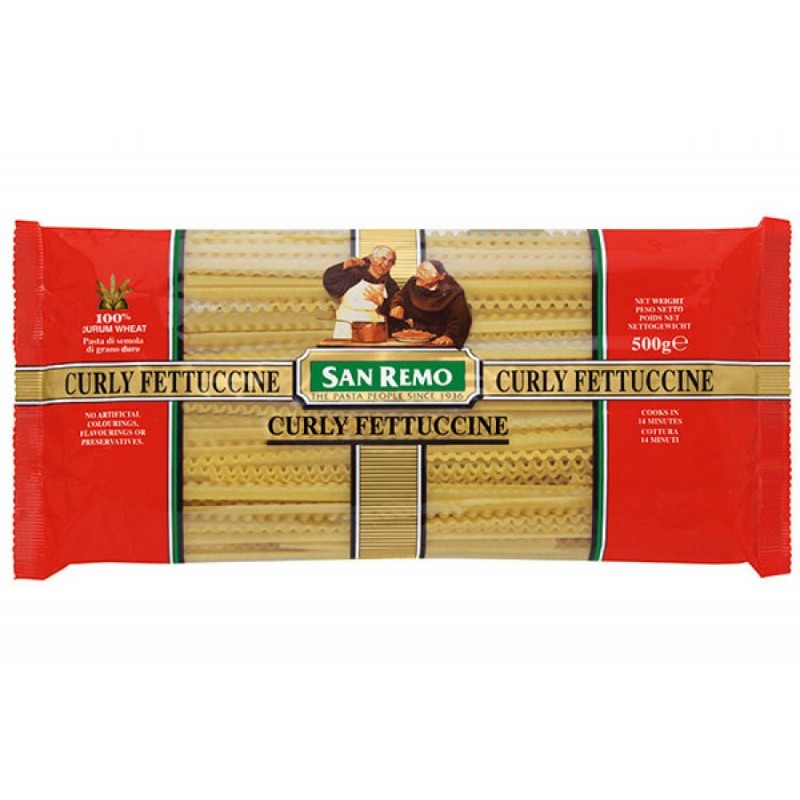 CURLY FETTUCINE 500GM