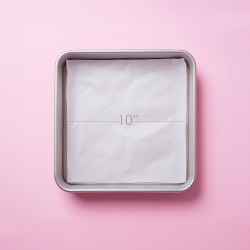 PRE-CUT BAKING PAPER 10" SQUARE 25PK