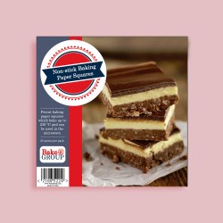 PRE-CUT BAKING PAPER 10" SQUARE 25PK