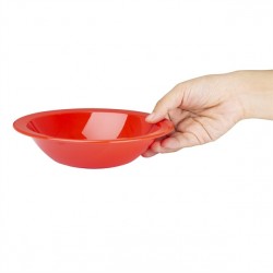 RED POLYCARBONATE BOWLS 172MM 12PK