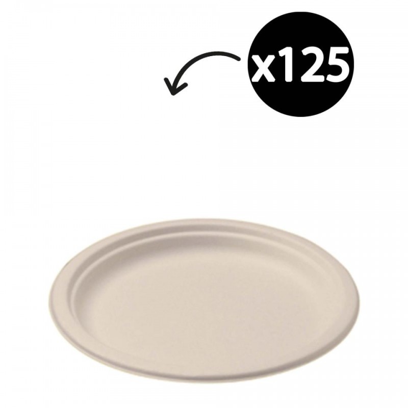 BIOCANE ROUND PLATE 7INCH 18CM 125S