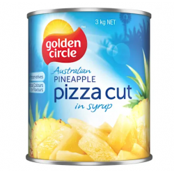PINEAPPLE PIZZA CUT AUSTRALIAN IN SYRUP 3KG