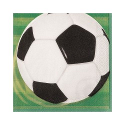 SOCCER NAPKINS 16PK
