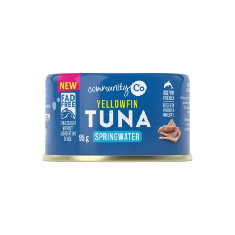 TUNA IN SPRINGWATER YELLOWFIN 95GM