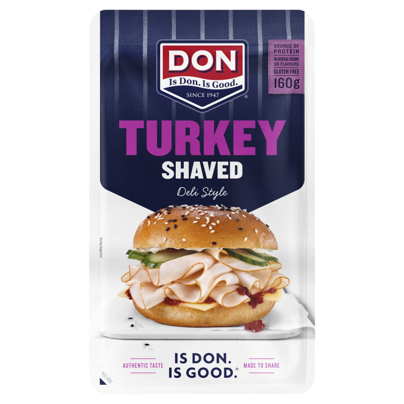 TURKEY SLICED 160GM TURKEY SLICED 160GM