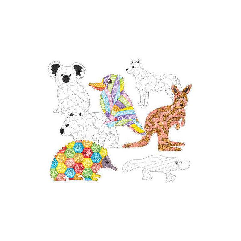 COLOURME CARDBOARD AUSTRALIAN 21PK COLOURME CARDBOARD AUSTRALIAN 21PK