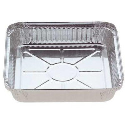 MEDIUM SQUARE FOIL LASAGNE CONTAINERS 1500ML 200S (7223)