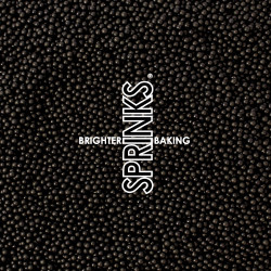 BLACK SPRINKLES NONPARIELS 500GM