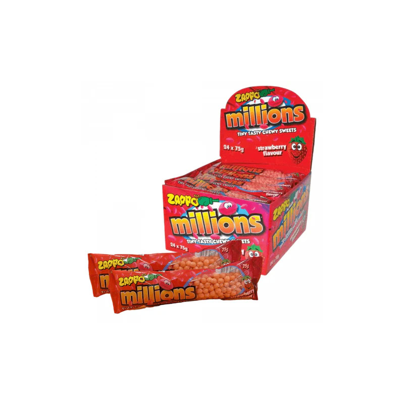 MILLIONS STRAWBERRY 24X75GM