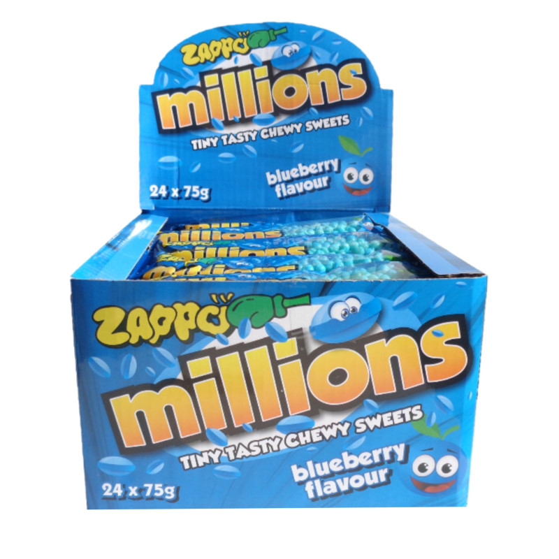 MILLIONS BLUEBERRY 24X75GM