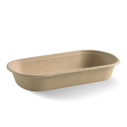 PLANT FIBRE TRAY 750ML 125S