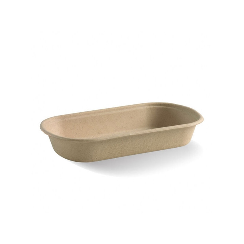 PLANT FIBRE TRAY 750ML 125S