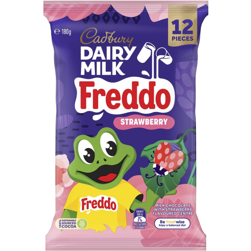 FREDDO STRAWBERRY SHARE PACK 12PK 180GM