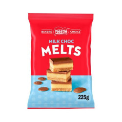 MILK CHOCOLATE MELTS 225GM