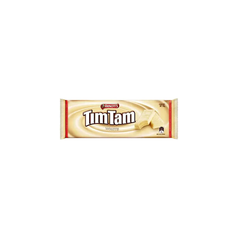 BISCUITS CHOCOLATE TIM TAM WHITE 165GM