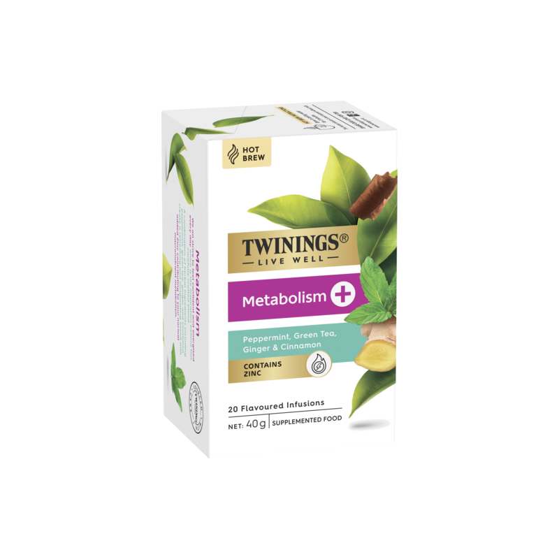LIVE WELL METABOLISM TEABAGS + ZINC 20S